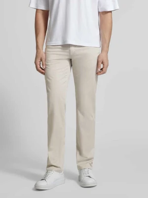 Spodnie o kroju regular fit z fakturowanym wzorem model 'Cadiz' BRAX