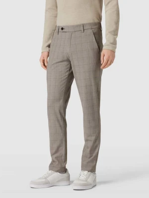 Spodnie ze wzorem w kratę glencheck jack & jones