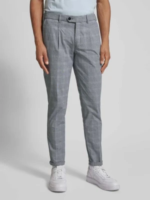 Spodnie ze wzorem w kratę glencheck modelu ‘LEO’ Mmx