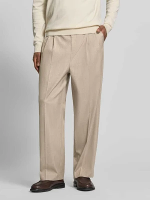 Spodnie ze wzorem w paski w kant model ‘GRANT’ casual friday