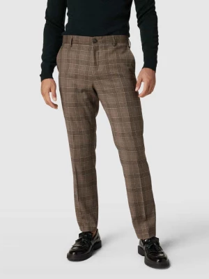 Spodnie ze wzorem w szkocką kratę Selected Homme
