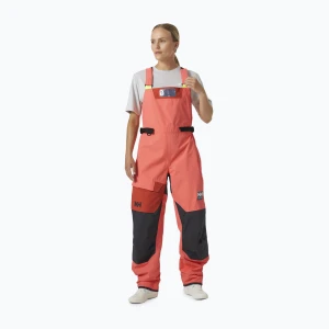 Spodnie żeglarskie damskie Helly Hansen Newport Coastal Bib peach echo