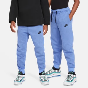 Spodnie zimowe dla dużych dzieci (chłopców) Nike Sportswear Tech Fleece - Niebieski