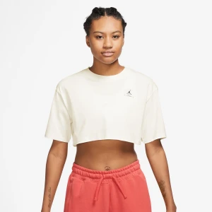 Sport Cropped T-Shirt, markiJordan, T-Shirty i Polo, w kolorze biały, rozmiar: