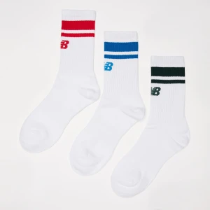 3 PACK - Sport Essential Stripe Midcalf Socks, markiNew Balance, Skarpety, w kolorze biały, rozmiar: