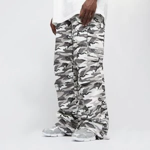 Sport Patch Camo Cargo Pants grey/black/off white, markiKarl Kani, Bojówki, w kolorze camo, rozmiar: