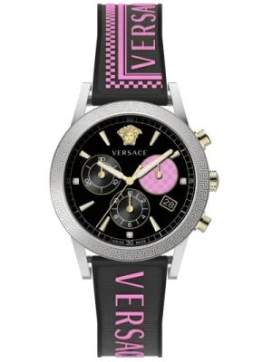Sport Tech Chronograf Silikonowy Zegarek Versace