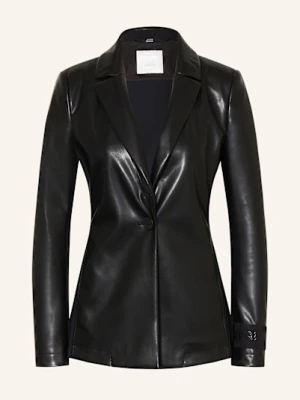 Sportalm Blezer Z Imitacji Skóry schwarz