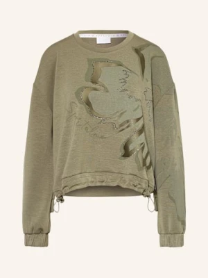 Sportalm Bluza Nierozpinana Z Ozdobnymi Kamykami gruen