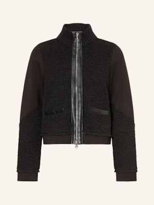 Sportalm Bluza Rozpinana Z Błyszczącą Przędzą schwarz