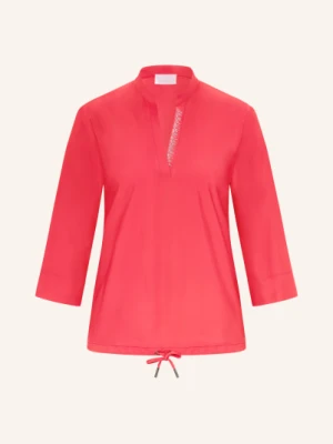 Sportalm Bluzka Z Rękawami 3/4 I Ozdobnymi Kamieniami rot