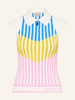 Sportalm Dzianinowa Koszulka Polo weiss