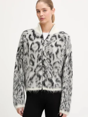 Sportalm kardigan z domieszką wełny Trenton damski kolor szary lekki 450210