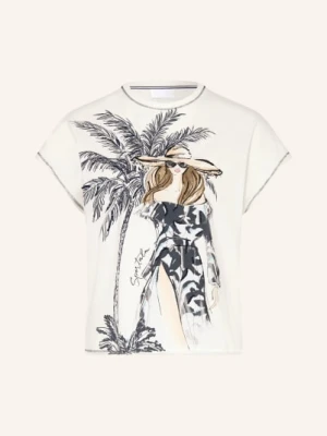 Sportalm Koszulka Z Cekinami I Kryształkami weiss