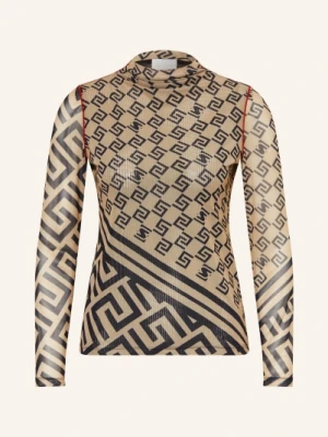 Sportalm Koszulka Z Długim Rękawem Z Siateczki beige