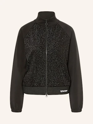 Sportalm Kurtka Z Dżerseju Z Błyszczącą Przędzą schwarz