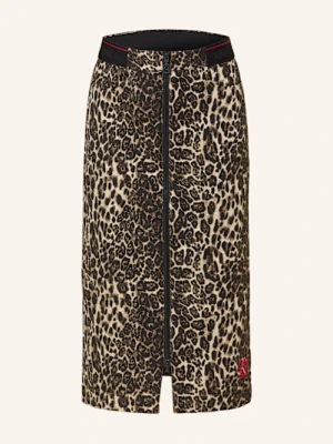 Sportalm Spódnica Z Błyszczącą Nicią beige