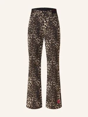 Sportalm Spodnie Z Błyszczącą Przędzą braun