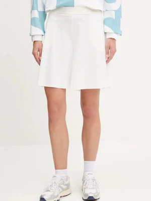 Sportalm szorty damskie kolor biały gładkie high waist 650169