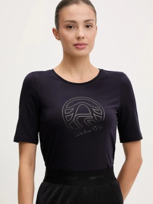 Sportalm t-shirt damski kolor granatowy 250108