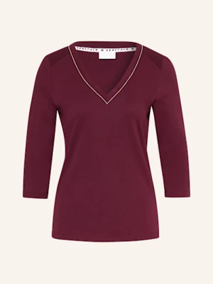 Sportalm T-Shirt Olaf Z Rękawami 3/4 I Ozdobnymi Kamykami rot