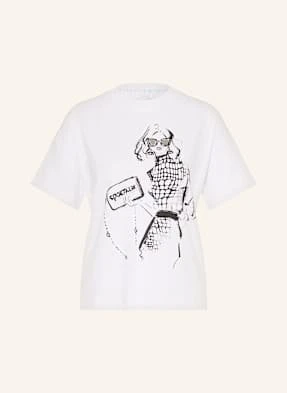 Sportalm T-Shirt Z Obszyciem Ozdobnymi Kamykami weiss