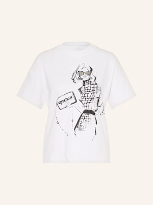 Sportalm T-Shirt Z Obszyciem Ozdobnymi Kamykami weiss