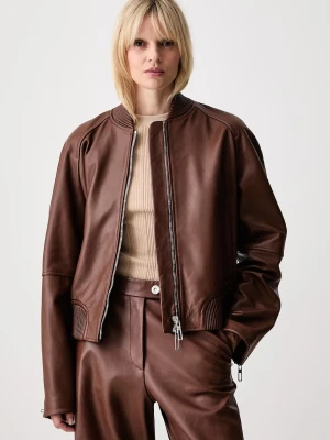 Sportmax Amour bomberka damska skórzana