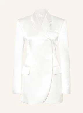 Sportmax Blezer Satynowy Globale weiss