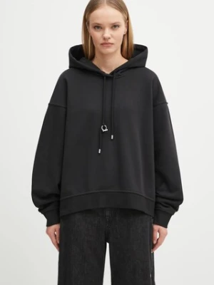Sportmax bluza URNA damska kolor czarny gładka 2522926035600