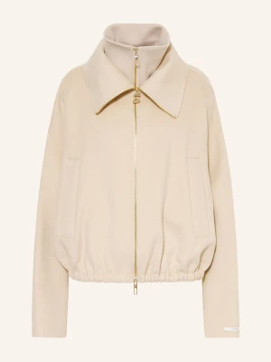 Sportmax Bomberka Emiro Z Odpinanym Kołnierzem beige