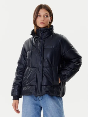 Sportmax Code Kurtka z imitacji skóry Delta 74860205 Czarny Relaxed Fit
