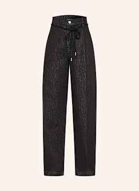 Sportmax Jeansy Wide Leg Capsula schwarz