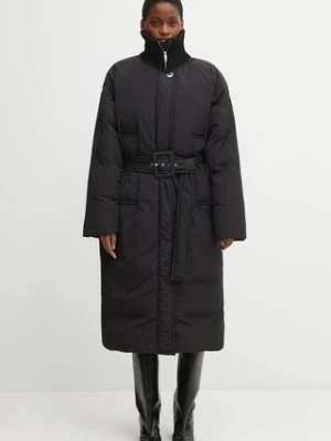 Sportmax kurtka puchowa CASARSA kolor czarny zimowa oversize 2522496012600