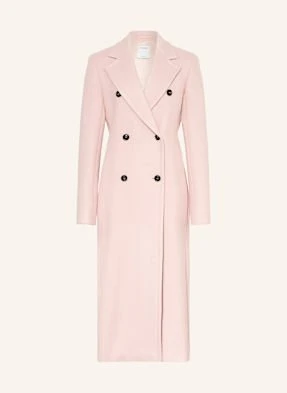 Sportmax Płaszcz Wełniany Comune rosa