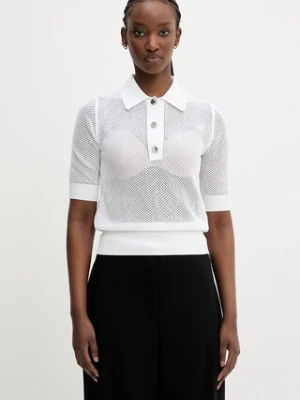 Sportmax polo Casta damski kolor beżowy 2512361012600