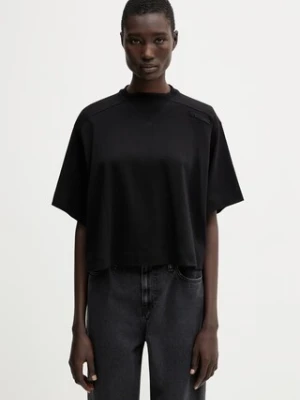 Sportmax Spdmassa t-shirt basic damski bawełniany