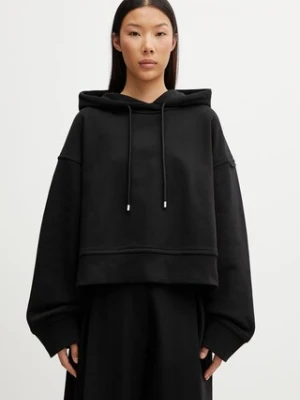 Sportmax Spdslogan bluza z kapturem bawełniana damska