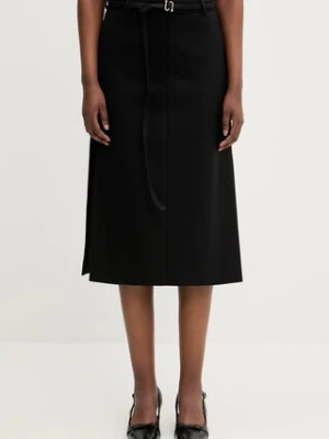Sportmax spódnica Garbo kolor czarny midi prosta 2512101022600
