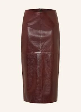 Sportmax Spódnica Skórzana Afa rot