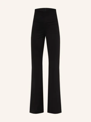 Sportmax Spodnie Bootcut Gettone Z Dżerseju schwarz