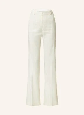 Sportmax Spodnie Bootcut Tritone beige