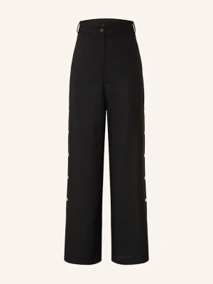 Sportmax Spodnie Marlena Edere schwarz CZARNY