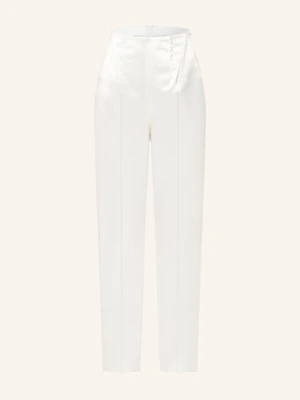 Sportmax Spodnie Satynowe Netto weiss