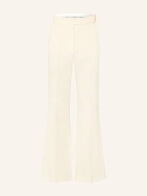 Sportmax Spodnie Z Rozszerzanymi Nogawkami Piacere gelb