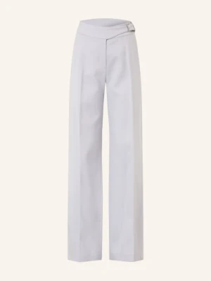 Sportmax Spodnie Z Szerokimi Nogawkami Salita grau