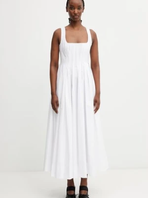 Sportmax Spxgiro sukienka rozkloszowana gładka bawełniana