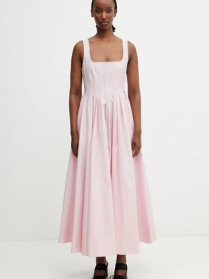 Sportmax Spxgiro sukienka rozkloszowana gładka bawełniana
