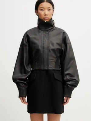 Sportmax Spxossido krótka kurtka damska skórzana