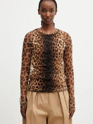 Sportmax Spxzebu bluzka damska w panterkę
